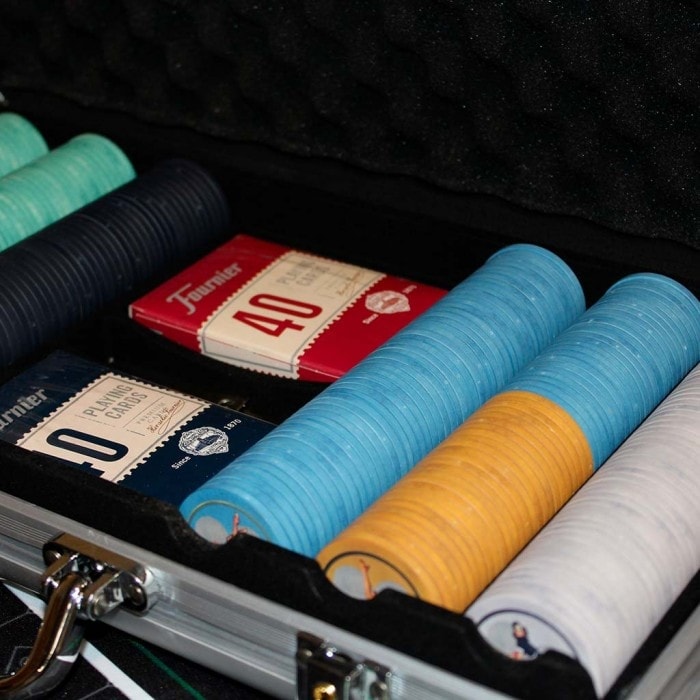 Lot De 300 Jetons De Casino - 4 Couleurs (vert, Rouge, Noir, Bleu), Pour Poker, Jeux De Société, Neuf Sous Blister