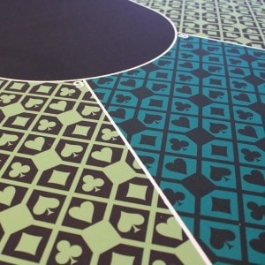 Table de poker CASINO - PERSONNALISÉE – 10 joueurs + dealer- Tapis au choix