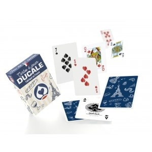 Ducale "SUMMER 22 - PARIS" - édition PARIS - jeu de 54 cartes wordt vertaald naar het Nederlands als: Ducale "ZOMER 22 - PARIJS"