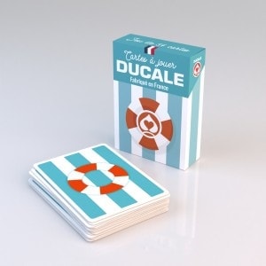 Ducale "SUMMER 22 - CABINE" - ILE DE RÉ edition - kaartspel met 54 kaarten.