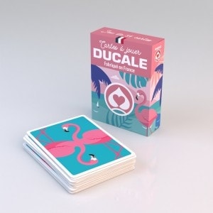 Ducale "SUMMER 22 - FLAMANT" - edición SAINT TROPEZ - juego de 54 cartas.
