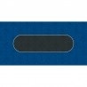 "VICTORIAN BLUE" Poker Mat - rectangular - 3 sizes - 0/8/10 players - neoprene jersey.