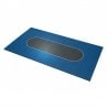 Poker Mat "VICTORIAN BLUE" - rectangular - 3 sizes - 0/8/10 players - neoprene jersey