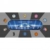 Tappeto da poker "CHAMPIONS LEAGUE" - rettangolare - 2 misure - 10 giocatori - jersey in neoprene