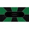 Tapete de Poker "TEXAS HOLDEM VERT" - rectangular - 3 tamaños - 8/10 jugadores - jersey de neopreno.
