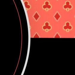 Poker Teppich "NEON RETRO" - Quadratisch - 2 Größen - 0/8/10 Spieler - Neopren-Jersey