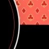 Poker Teppich "NEON RETRO" - Quadratisch - 2 Größen - 0/8/10 Spieler - Neopren-Jersey