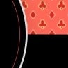 Tapete de póker "NÉON RETRO" - cuadrado - 2 tamaños - 0/8/10 jugadores - jersey de neopreno.