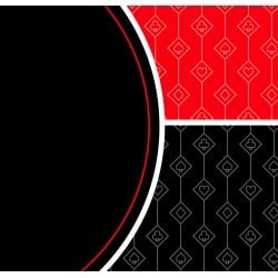 "Poker Mat "TEXAS HOLDEM RED" - rectangular - 3 sizes - 0/8/10 players - neoprene jersey."