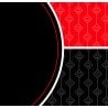 "Poker Mat "TEXAS HOLDEM RED" - oval - 3 sizes - 0/8/10 players - neoprene jersey"