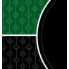 "Poker Mat "TEXAS HOLDEM GREEN" - rectangular shape - 3 sizes - 8/10 players - neoprene jersey fabric."