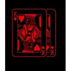 "Poker Mat "PRIVATE POKER" - rectangular - 8/10 seats - 3 sizes - neoprene jersey"