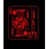 Poker-Teppich "PRIVATE POKER" - oval - 8/10 Plätze - 3 Größen - Neopren-Jersey