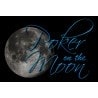 Dywan Pokerowy "POKER ON THE MOON" - owalny - 3 rozmiary - miejsca 0/8/10 - owalny - dresowe neoprenowe