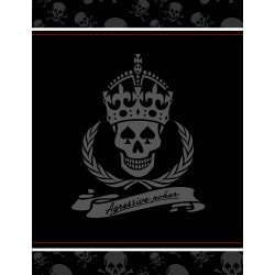 Tapis de Poker "AGRESSIVE POKER" - rectangulaire - 3 tailles - 0/8/10 places - jersey néoprène
