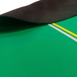 Poker mat "CLASSIC GREEN" - oval shape - 180 x 90 cm - jersey / neoprene.