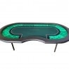 Tournament poker table "GREEN" - folding legs - dealer slot - 10 players.