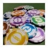 "RUNNER UP" ist eine Pokerchip-Sammlung im Turnierformat mit 300 Stück. Die Chips bestehen aus ABS-Kunststoff und haben einen Me
