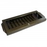 Encastra "SAFETY BOX 720 DARK" - per 720 gettoni da poker - in ottone - chiusura a chiave - 12 colonne