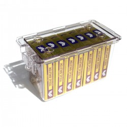 Caixa de armazenamento "ECO" - PVC - 8 jogos de cartas