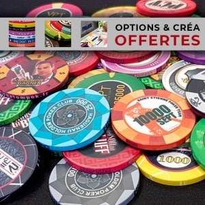 "PERSONALISIERTE" Pokerchips aus Keramik - 43mm