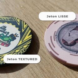 Fichas de póker personalizadas "XL" de cerámica - 43mm