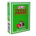 Modiano "TEXAS POKER HOLD EM MARRON" - Jeu de 55 cartes 100% plastique – format poker - 2 index jumbo