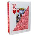 Modiano "TEXAS POKER HOLD EM MARRON" - Jeu de 55 cartes 100% plastique – format poker - 2 index jumbo