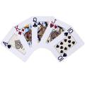 Modiano "TEXAS POKER HOLD EM MARRON" - Jeu de 55 cartes 100% plastique – format poker - 2 index jumbo
