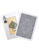 Modiano "TEXAS POKER HOLD EM GRIS" - Jeu de 55 cartes 100% plastique – format poker - 2 index jumbo