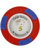 Poker chip "LAS VEGAS 5" - in clay composite with metal insert - 14g - sold individually