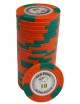 Pokerchip "LAS VEGAS 10" - aus Clay Composite mit Metalleinsatz - 14g - einzeln erhältlich