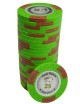 "Poker chip "LAS VEGAS 25" - in clay composite with metal insert - 14g - sold individually"