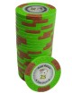 Poker chip "LAS VEGAS 25" - made of clay composite with metal insert - 14g - sold individually