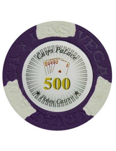 Żeton do pokera "LAS VEGAS 500" - z kompozytu glinowego z wkładką metalową - 14g - na sprzedaż w jednostkach