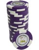 Poker chip "LAS VEGAS 500" - in clay composite with metal insert - 14g - sold individually