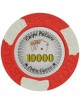 Pokermarker "LAS VEGAS 10000" - i lera-komposit med metallinlägg - 14g - säljes styckevis