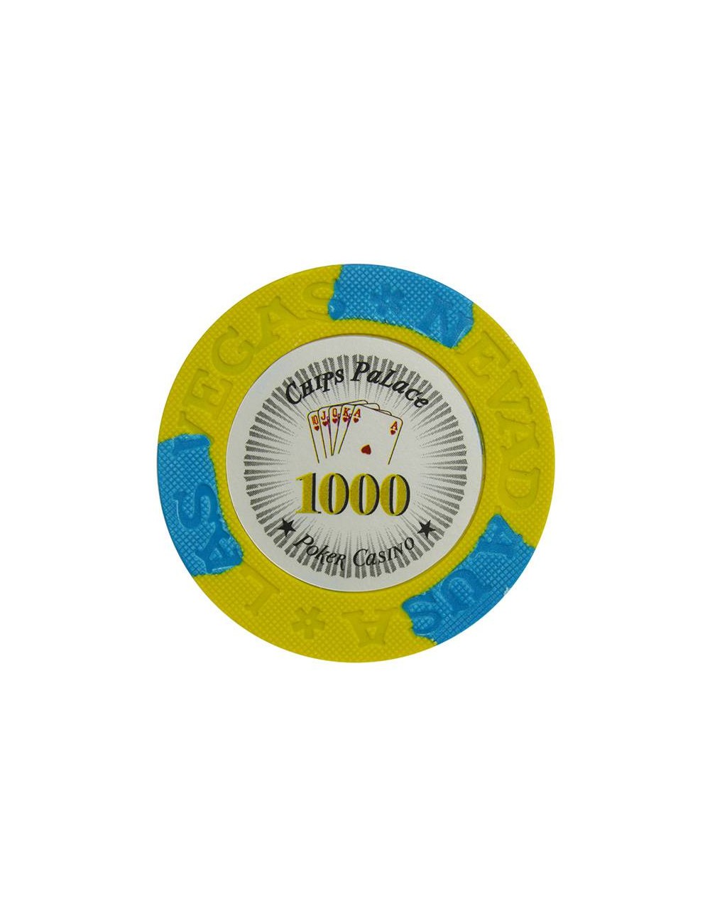 Jeton de poker "LAS VEGAS 1000" - en clay composite avec insert métal - 14g – en vente à l'unité