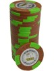 Poker chip "LAS VEGAS 5000" - clay composite with metal insert - 14g - sold individually.