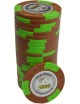 Poker chip "LAS VEGAS 5000" - in clay composite with metal insert - 14g - sold individually