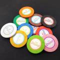 Poker chip "DIAMOND 500" - 14g - clay composite with metal insert - sold individually