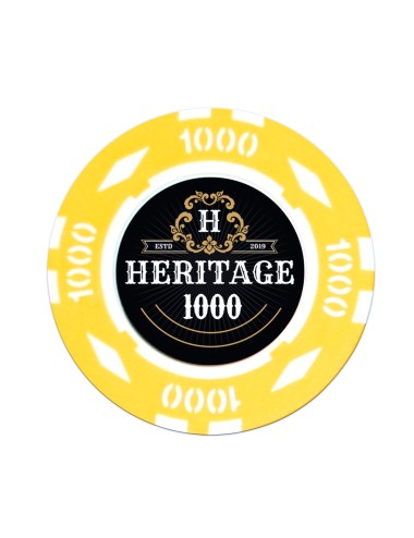 Pokerfiches "HERITAGE 1000"...