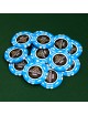 Poker chip "HERITAGE 5000" - 14g - in clay composite with metal insert - sold individually