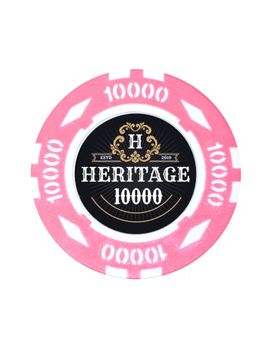 Poker chip "HERITAGE 10000"...