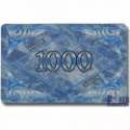 Talerz pokerowy "MARMUR 100" - ceramiczny - 8,5x5,2 cm