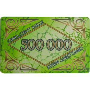 Talerz pokerowy "MARMUR 100" - ceramiczny - 8,5x5,2 cm