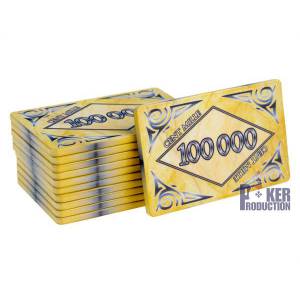 Pokerfiche "MARBEL 100" - keramiek - 8,5x5,2 cm