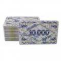 Talerz pokerowy "MARMUR 100" - ceramiczny - 8,5x5,2 cm