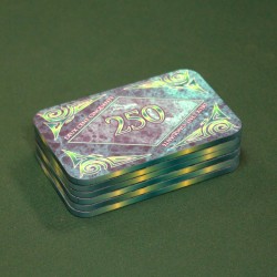 Plaque de poker "MARBRE 250" – en céramique – 8,5x5,2 cm