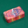 Pokerrutmärke "MARBLE 500" - i keramik - 8,5x5,2 cm